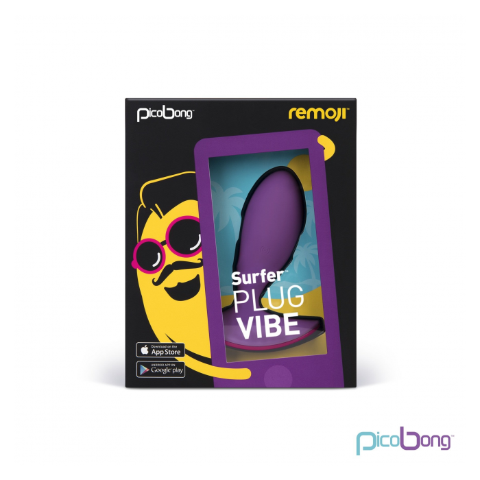 Picobong Surfer Vibrador con App Remoji